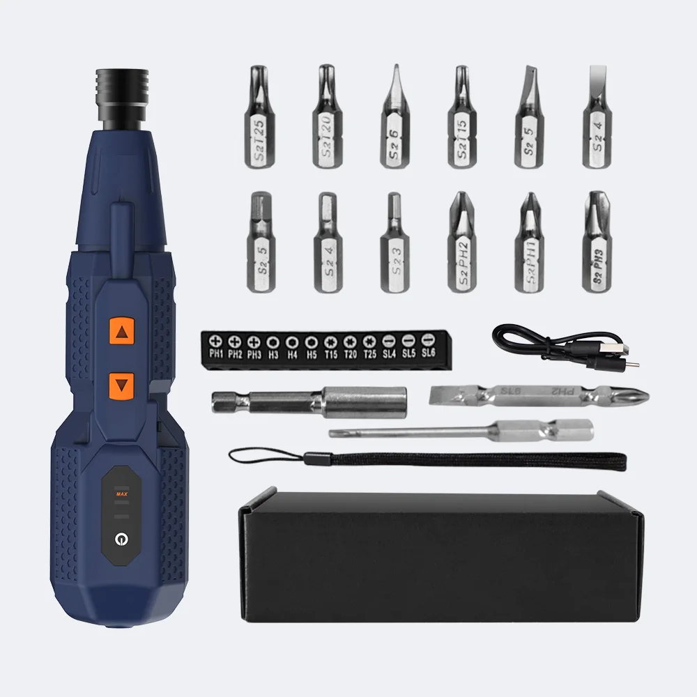 Electric Screwdriver Rechargeable Usb - Juego de destornilladores eléctricos inalámbricos, destornilladores
