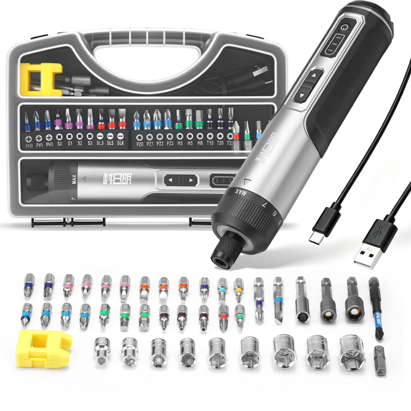 Electric Screwdriver Rechargeable Usb - Juego de Destornillador Eléctrico Inalámbrico con