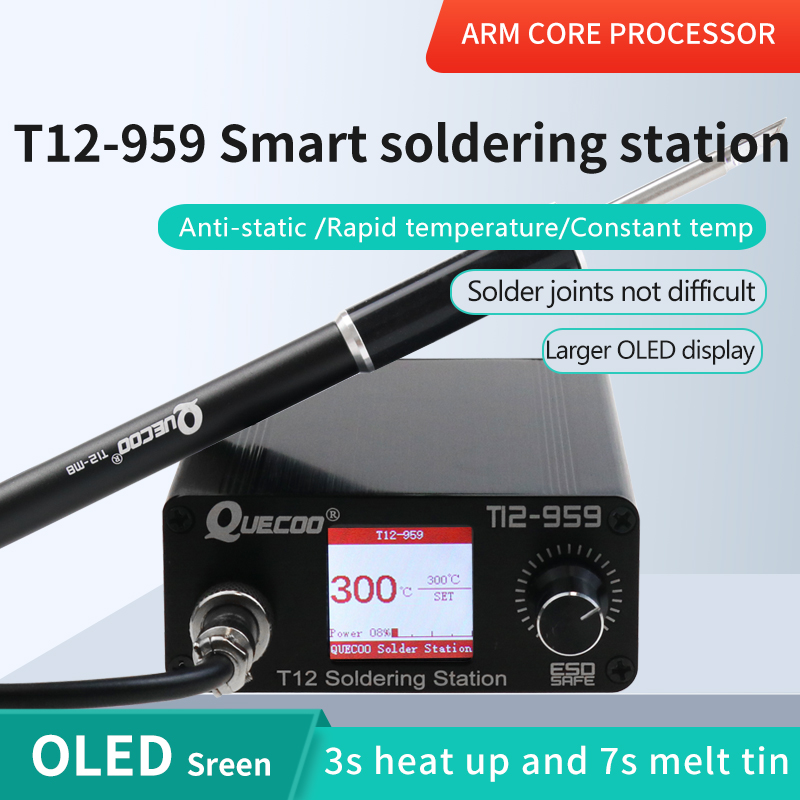 Digital Soldering Station T12 - Estación de soldadura T12-959 V5.1, soldador