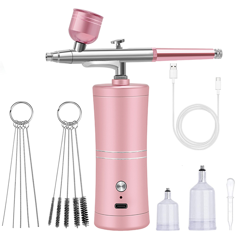 Airbrush Kit With Mini Compressor - Aerógrafo para pintura artística de uñas,