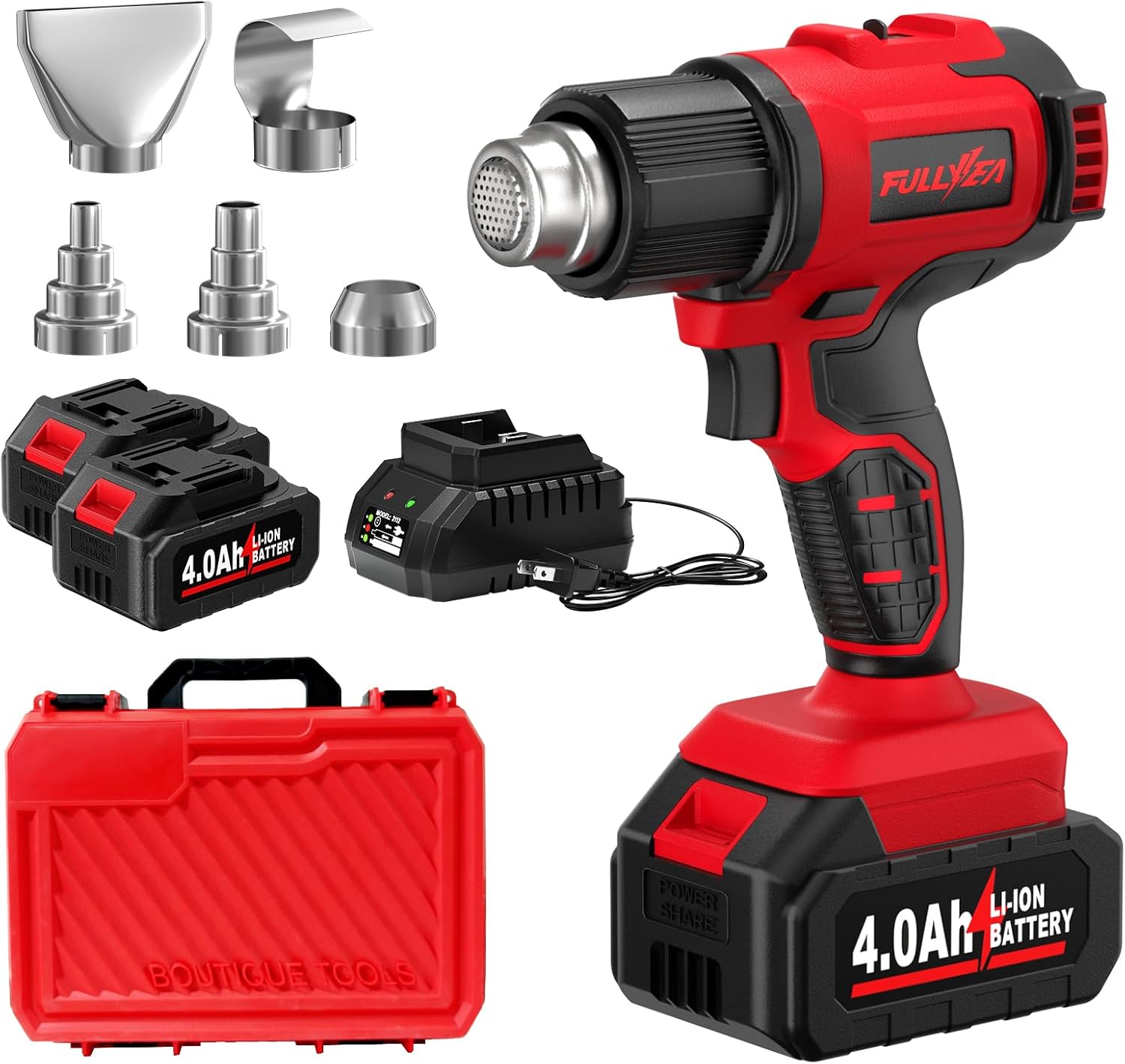 Cordless Heat Gun For Shrink Tubing - Pistola de Aire Caliente Inalámbrica, Hasta