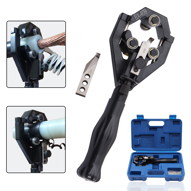 Automatic Wire Stripper Cutter - Pelacables de BX-40A, herramienta peladora de