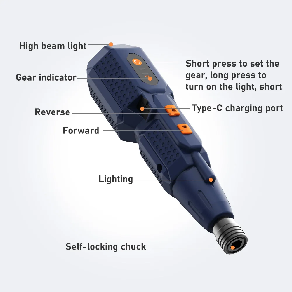 Juego de destornilladores eléc - Electric Screwdriver Rechargeable Usb reseña y precio