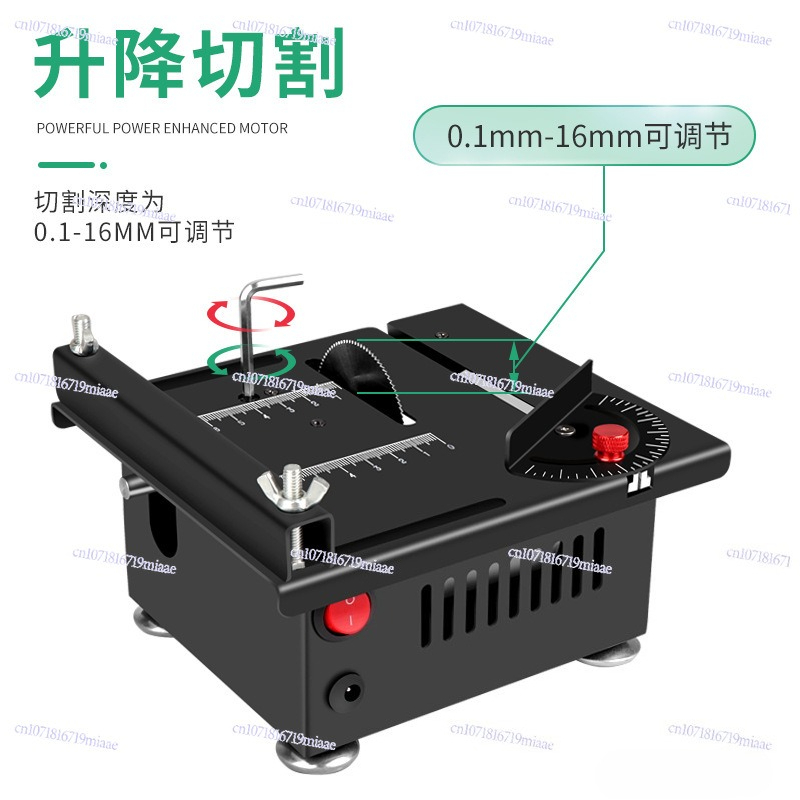 Mini Sierra de mesa de escrito - Mini Table Saw For Woodworking reseña y precio