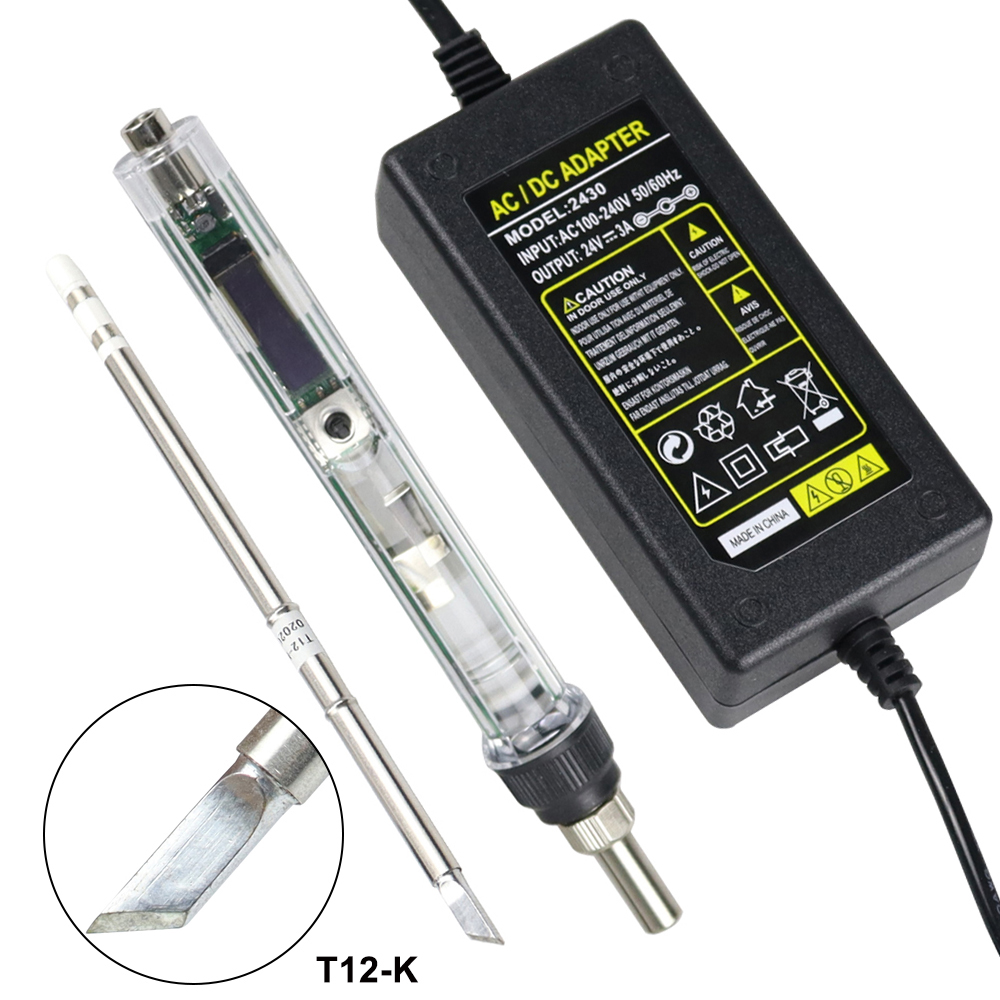 Kit de soldador eléctrico T12  - Digital Soldering Station T12 reseña y precio