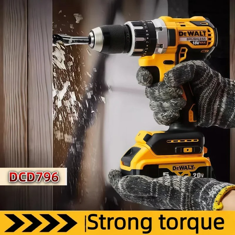 Taladro Eléctrico Inalámbrico  - Brushless Cordless Electric Drill 18V reseña y precio