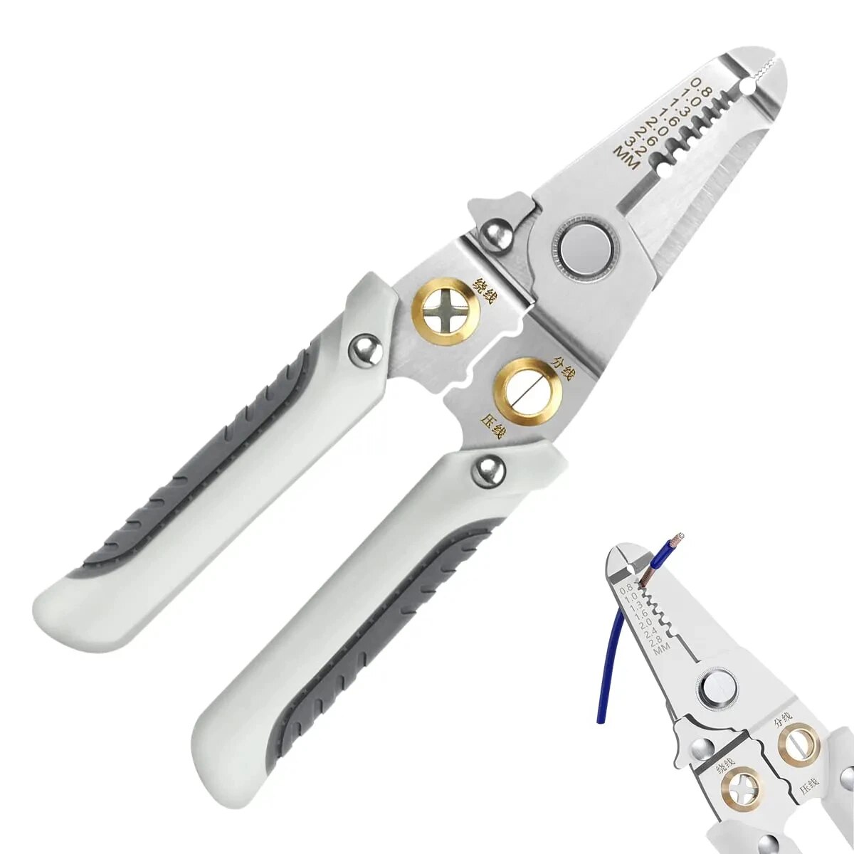 Pelacables 6 en 1, alicates es - Automatic Wire Stripper Cutter reseña y precio
