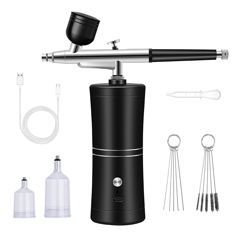 Aerógrafo para pintura artísti - Airbrush Kit With Mini Compressor reseña y precio