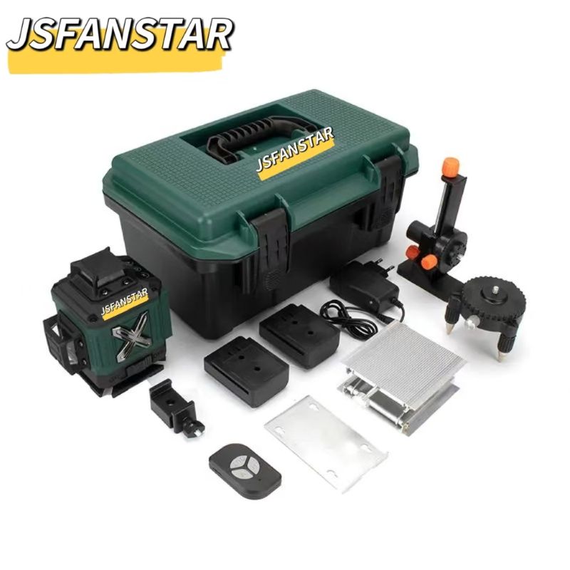 Nivel Láser 4D Verde de 16 Lín - Laser Level 16 Lines 4D Green reseña y precio