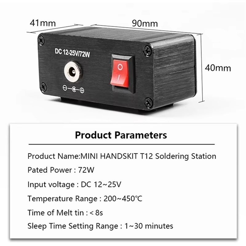 Estación de Soldadura AB11-T12 - Digital Soldering Station T12 reseña y precio