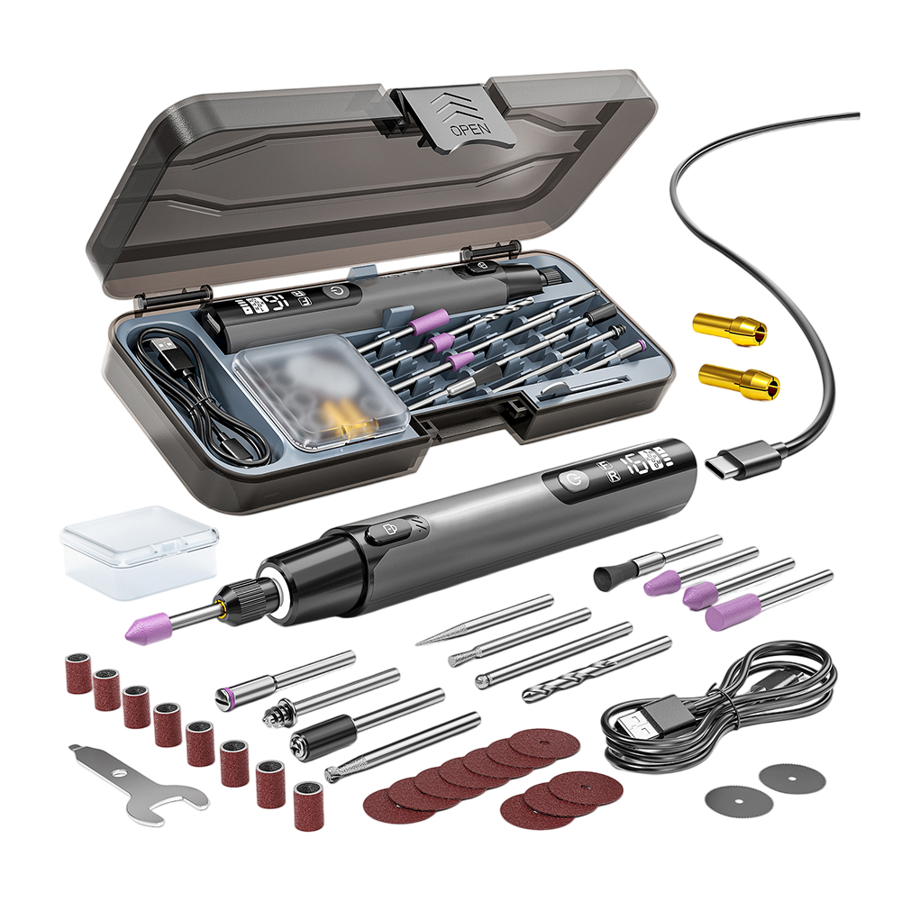 Kit de herramientas rotativas  - Cordless Rotary Tool Kit Accessories reseña y precio