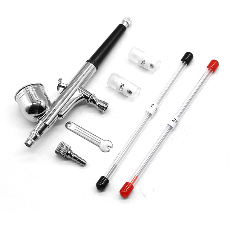 Mini aerógrafo de doble acción - Airbrush Kit With Mini Compressor reseña y precio