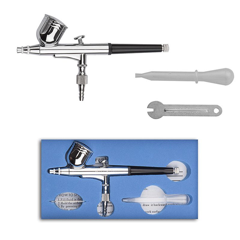 Mini aerógrafo de doble acción - Airbrush Kit With Mini Compressor reseña y precio