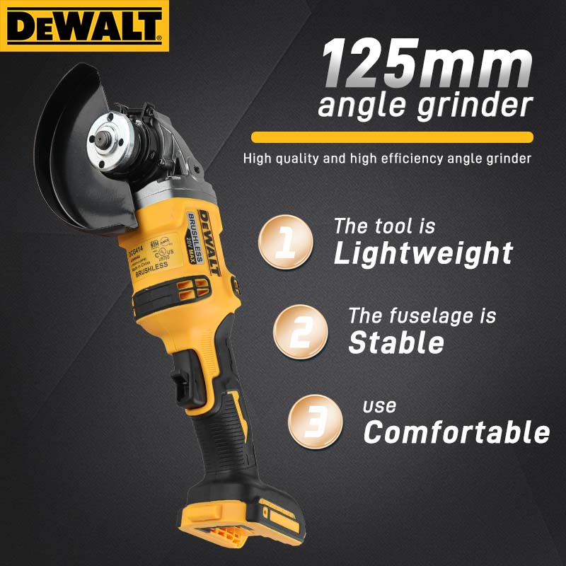 DEWALT DCG414 20V MAX Amolador - Brushless Angle Grinder Battery Powered reseña y precio
