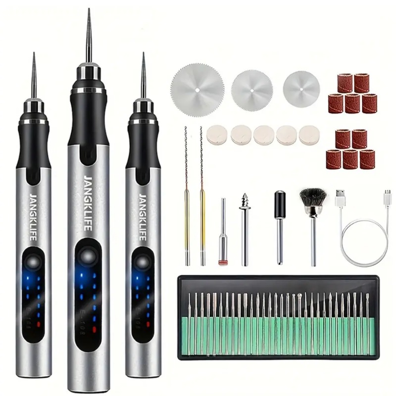 Pluma de grabado eléctrico, Ki - Cordless Rotary Tool Kit Accessories reseña y precio