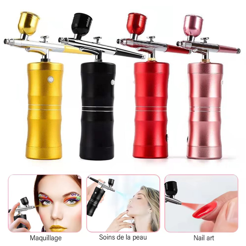 Mini Kit de compresor de aire  - Airbrush Kit With Mini Compressor reseña y precio